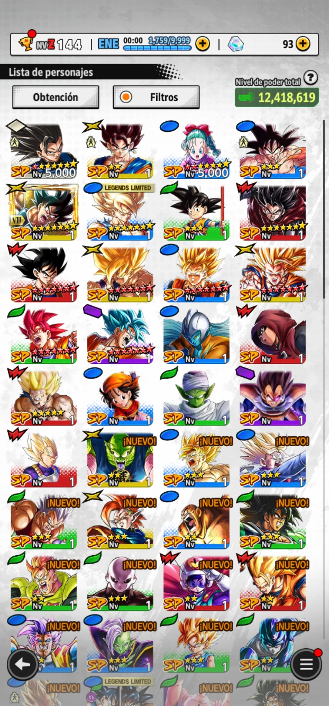 [Solo Android & Iphone] #8⭐️ULTRA GOKU SUPERSAIYAYIN  + 7 LL⭐️