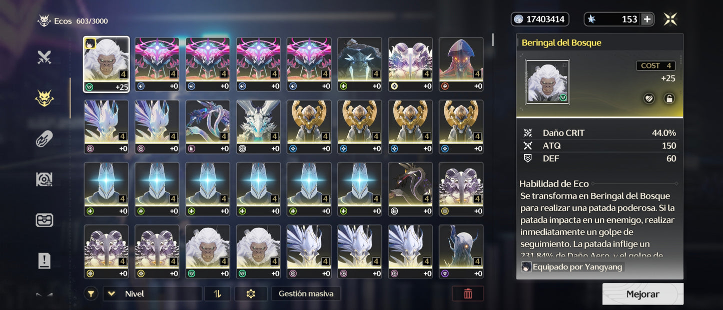 [Nivel 41] Cumpleaños Libre ✅ |⭐️Phrolova R3 + Arma| Cuenta Reroll Wuthering Waves