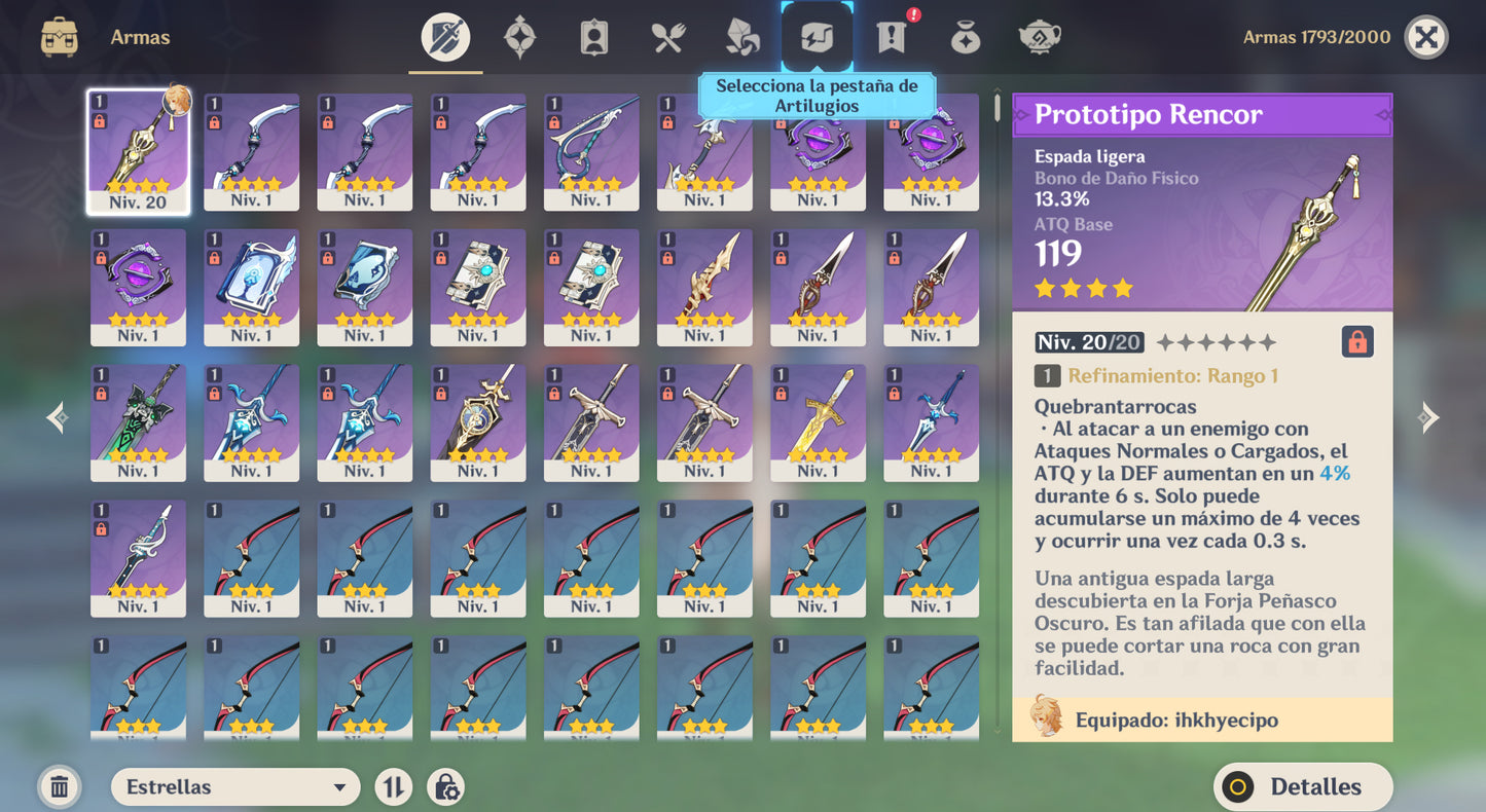 (REROLL + CUMPLEAÑOS LIBRE) Nivel 55 + Ineffa + Zibai + Colombina + 96 Destinos Entrelazados ✨