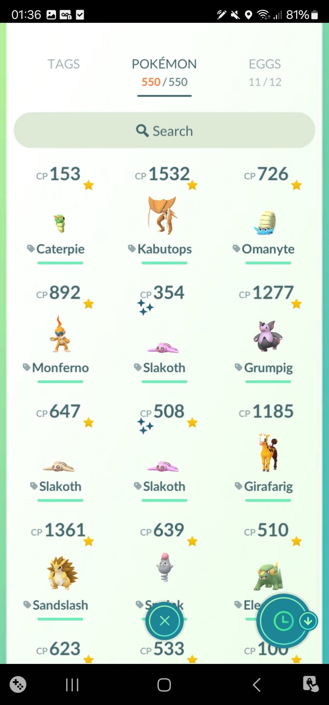 [Nivel 34] ✨ Legendarios: 72 ✨ Pokemon Shiny: 25