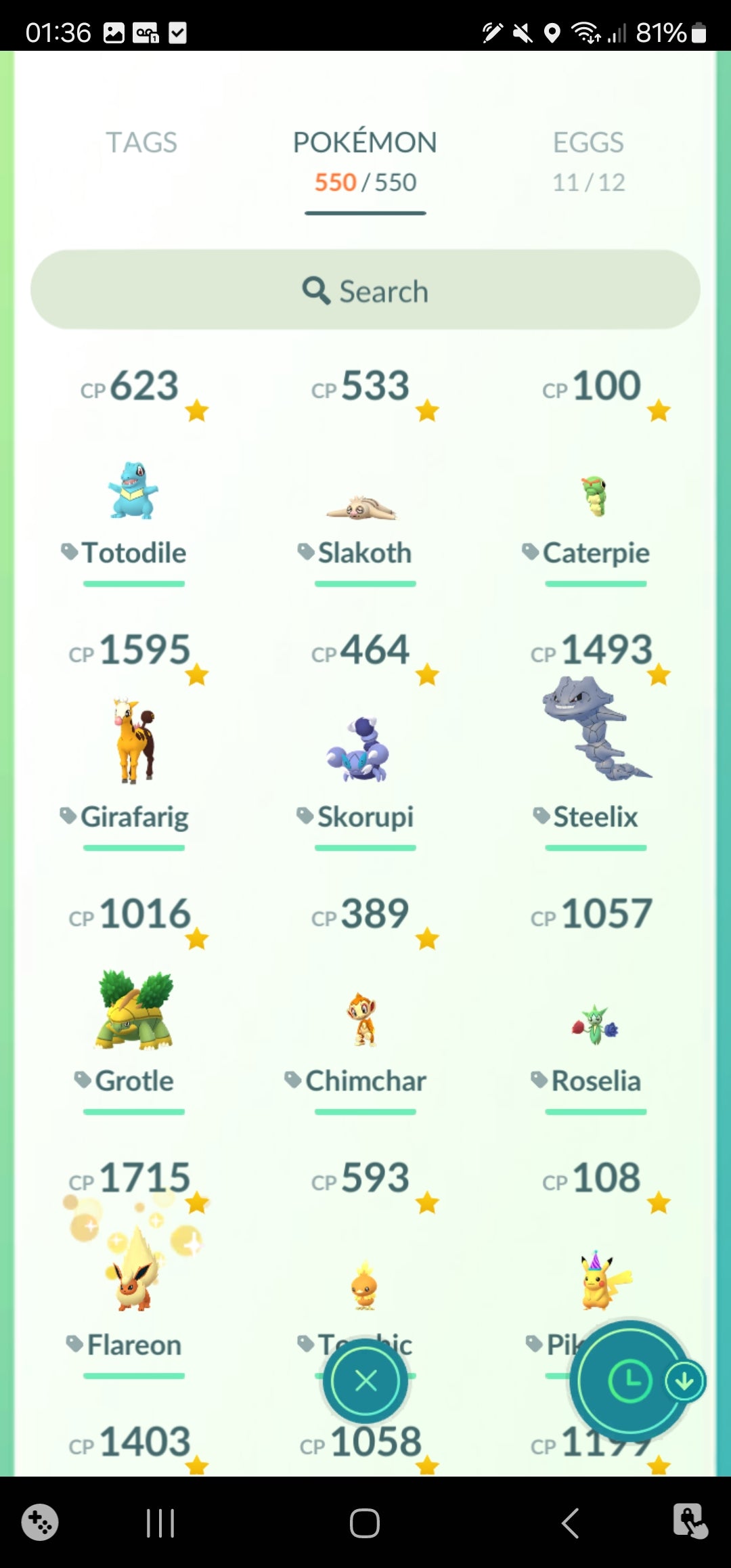 [Nivel 34] ✨ Legendarios: 72 ✨ Pokemon Shiny: 25