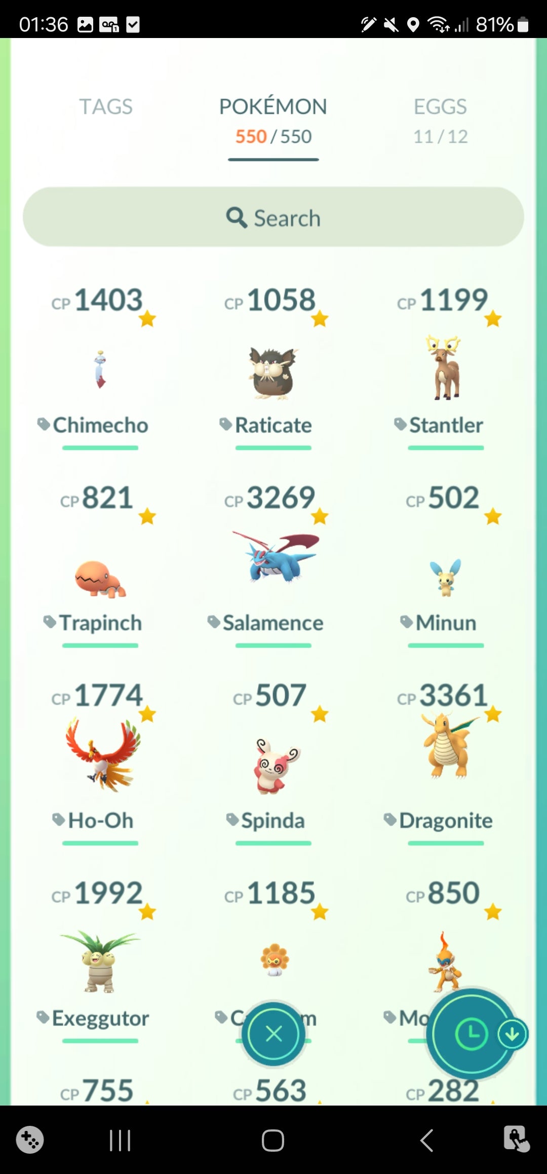 [Nivel 34] ✨ Legendarios: 72 ✨ Pokemon Shiny: 25