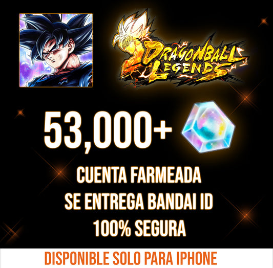 [Solo iPhone/IOS ✅] 💎53,000+ Cronocristales💎 (NO ES RECARGA)