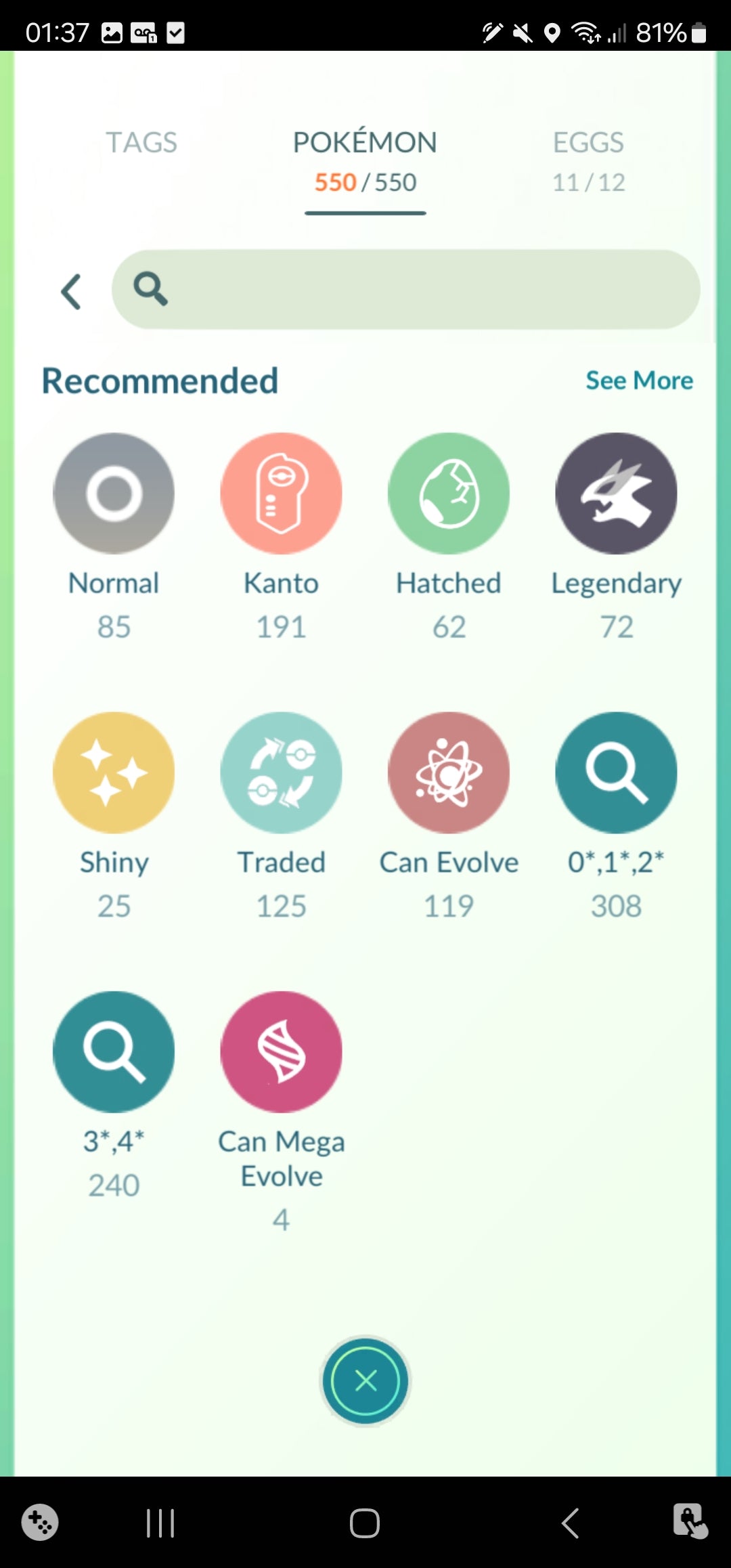 [Nivel 34] ✨ Legendarios: 72 ✨ Pokemon Shiny: 25