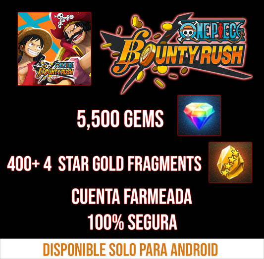 [Android] 5,500 Gemas💎| 400 4⭐️ GOLD FRAGMENTS (NO ES RECARGA)
