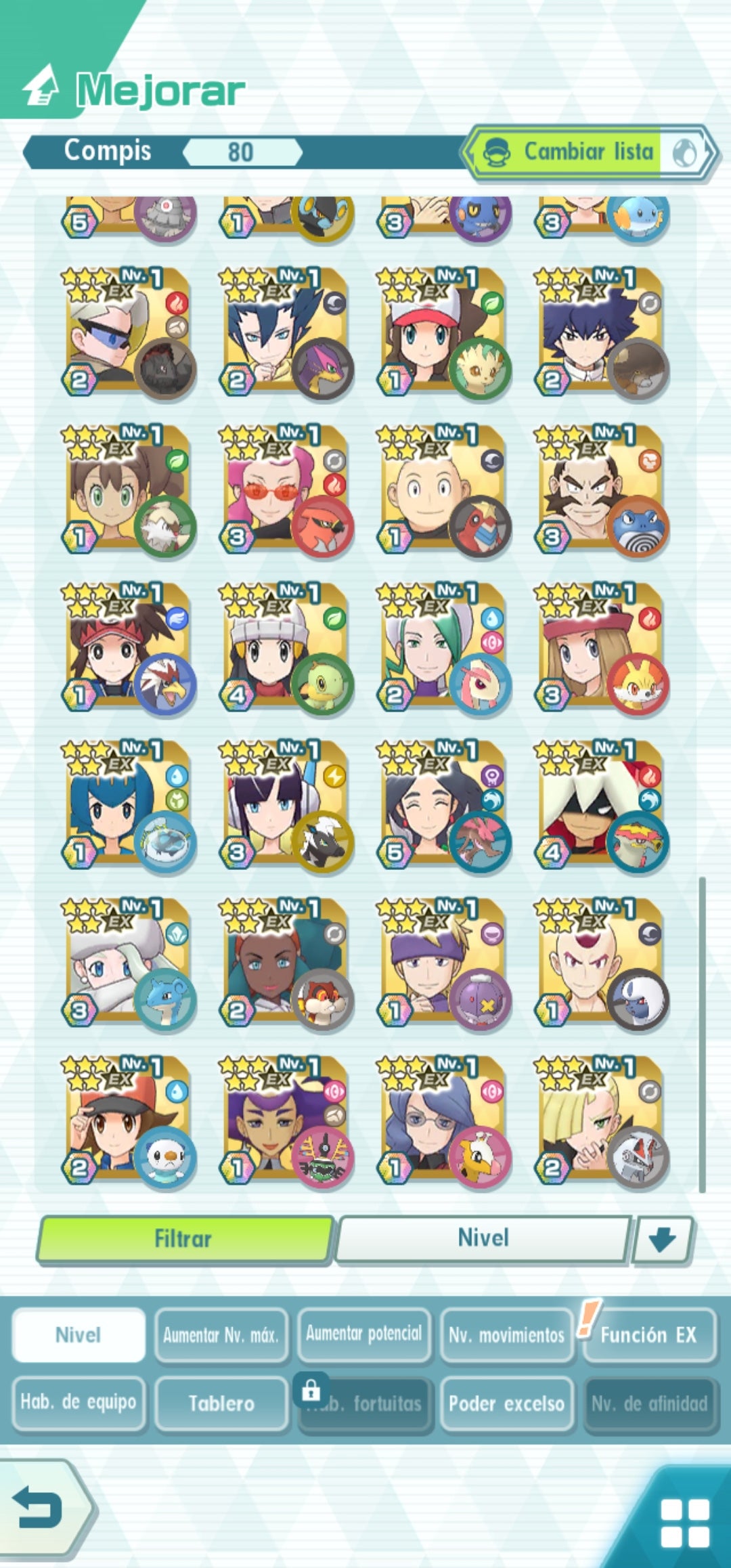 [Android] 1 NEOCAMPEON + 2 ARCHITRAJES⚡| ✨ N 3/5 (ARCHITRAJE) , Cintia (ARCHITRAJE), Rizzo (NEOCAMPEON), Máximo (Aniversario) ,Juliana, Florian, Rojo (TRAJE S, RAYO)