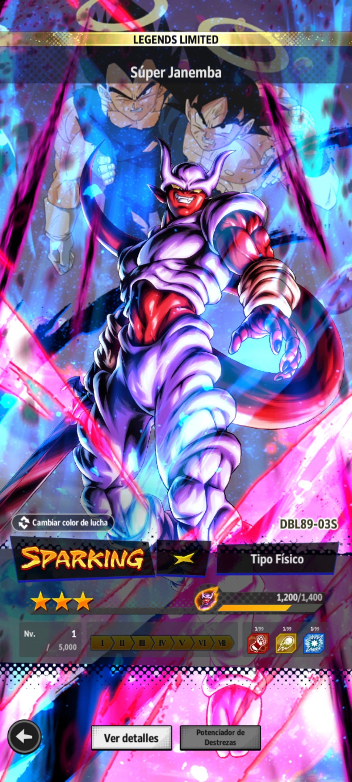 [Android] 38,145 Cronocristales 💎+ 6 Legends Limited | Dragon Ball: Legends Cuenta Reroll
