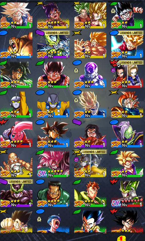 [Android] ⭐️ Cell Perfecto (7 ESTRELLAS) + SS ROSÉ GOKU BLACK⭐️ + 💎54,167 Cronocristales💎 + 10 LL