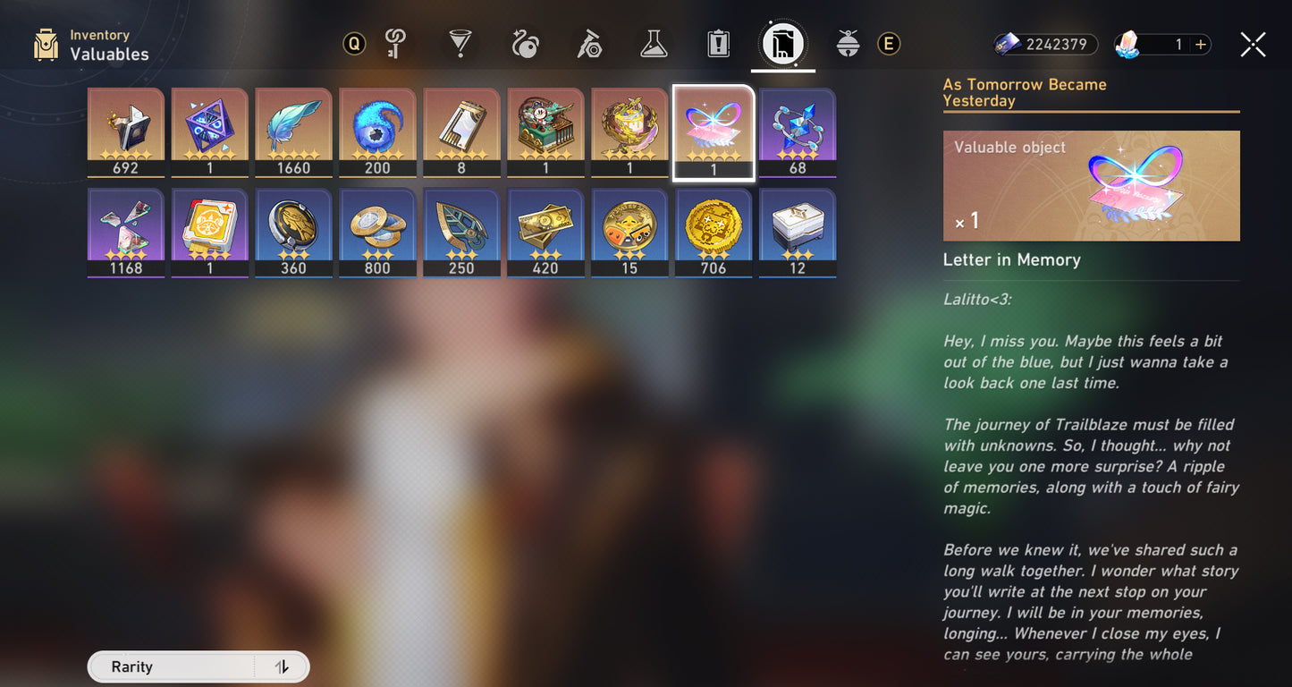 NA[Lvl 70] Castorice + Cono , Silver Wolf Niv.999 + Feixiao + Cono , Fainón + Cono , Robin + Cono , Lingsha + Cono , Kafka + Cisne Negro + Hysilens + Sunday + Cono , Huohuo + Sparkle + Ruan Mei + Luocha + Dan Heng Permansor Terrae + Archer + Gilgamesh