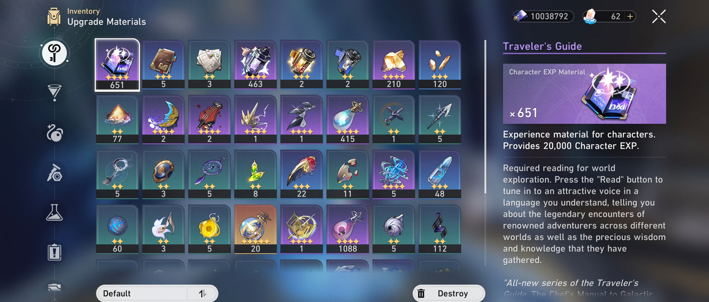 [NIVEL 55] Phainon + Cono , Cerydra + Sunday + Cono, Archer + Cono , Himeko + Bronya + Yanqing