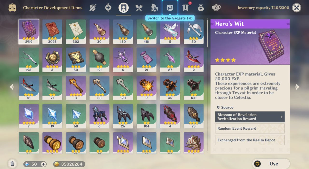 [Nivel 53] ⭐️ Durin + Arma + Arlecchino + Arma