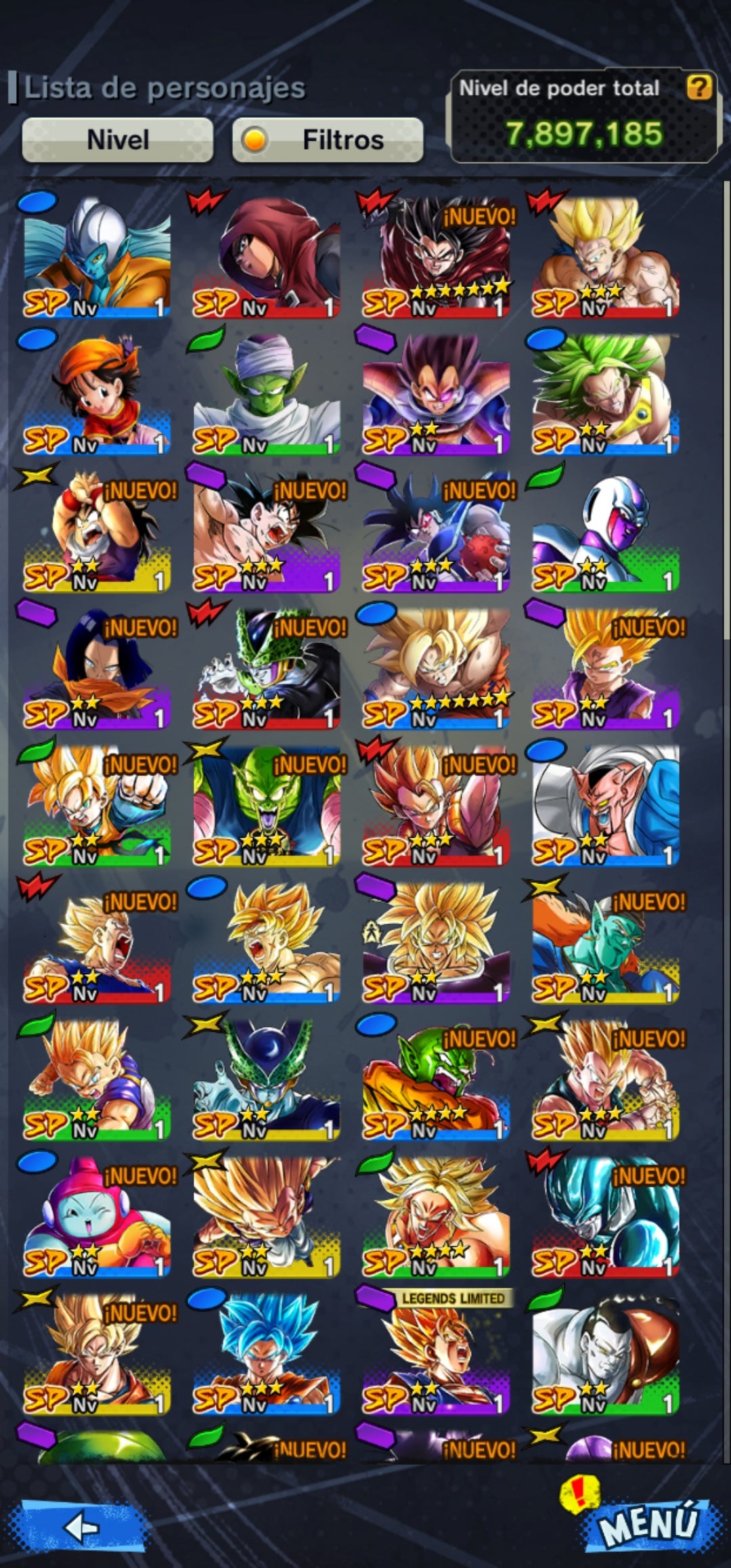 [Android iPhone] ⭐️ Super Saiyan GOD SS Gogeta + Golden Freezer + Turles 1 Estrella Roja + 7 LL