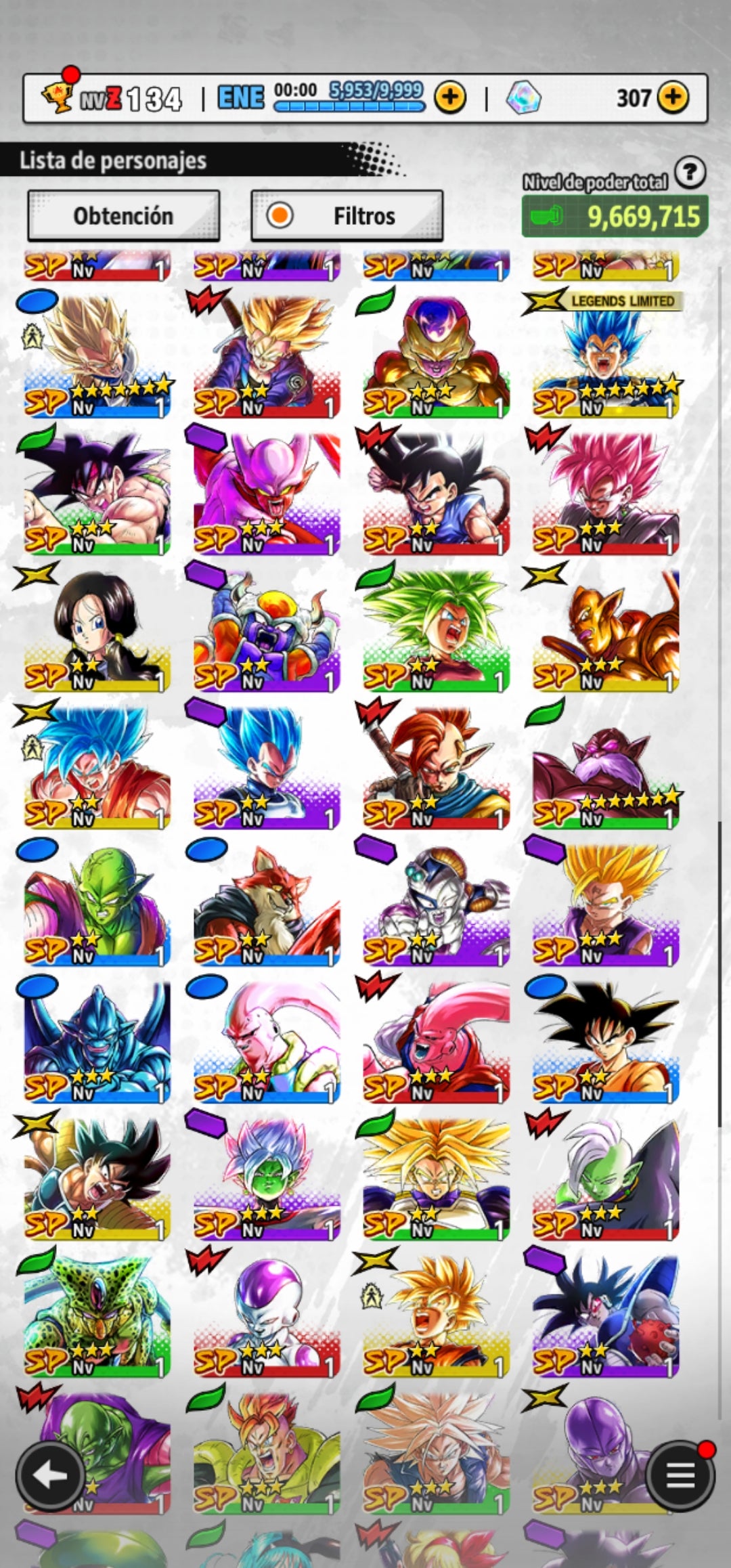 [Android & iPhone]  ⭐️ Majin Vegeta + Pre-Ultrainstinto Goku [ULTRA] | ⭐️ 8 Legends Limited | Dragon Ball: Legends Cuenta Reroll