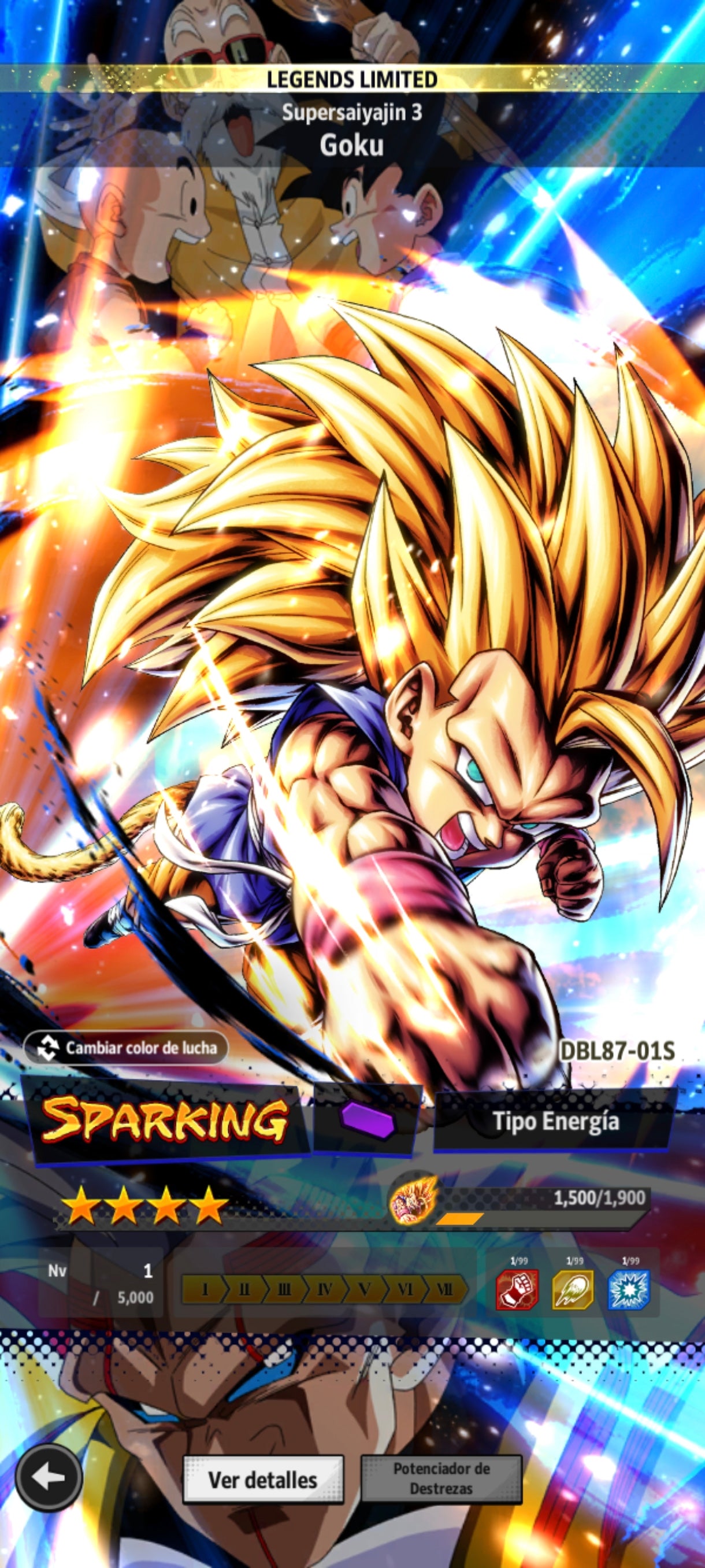 [Solo Android] ⭐️SS4 VEGETA⭐️ + 💎25,843 Cronocristales💎 + 5 LL