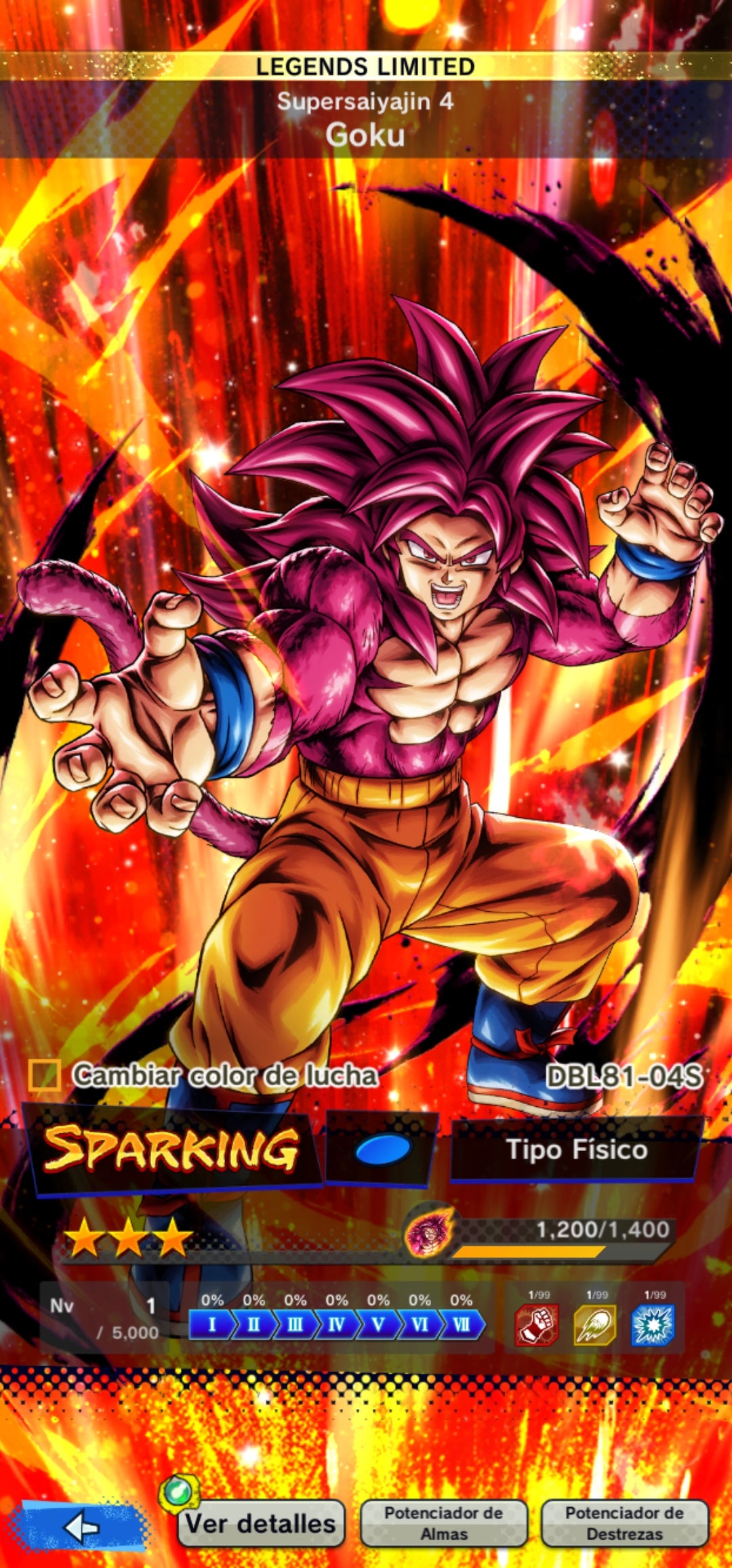 [Android & iPhone] ⭐️ PRE-ULTRAINSTINTO GOKU 7 ESTRELLAS (ROJAS) + 10 LL