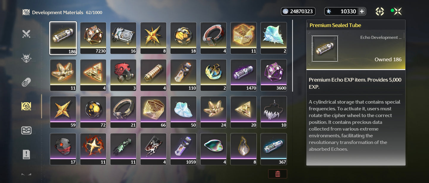 [Nivel 47] 10,330 Astritas 💎+ Aemeath + Arma + Augusta +  Mornye + Lynae + Iuno + Lupa