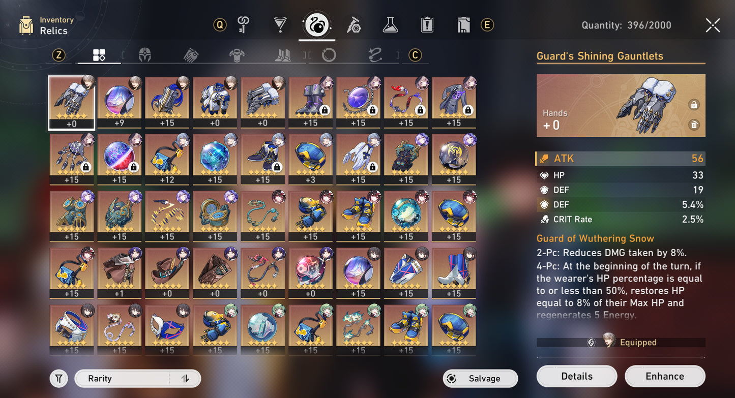 [TL 70] ⭐️Huo Huo + Black Swan + Sparkle + Ruan Mei + The Herta + Kafka + Sunday + Jing Yuan + Fu Xuan + Seele + Silver Wolf + Dr Ratio + Clara + Gepard + Himeko + Yanqing + Bronya