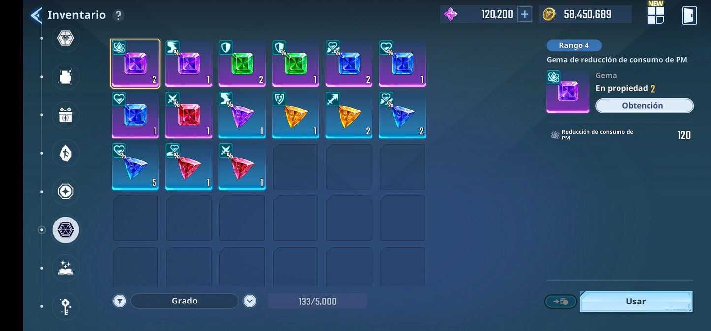 [Global] Nivel 72| +120,200 Piedras esenciales 💎+ 91 Tickets especiales , +760 Tickets personalizados |Cha Hae-In (Nueva) , Woo Jinchul + Arma exclusiva , Go Gunhee |Solo Leveling:ARISE Cuenta inicial reroll