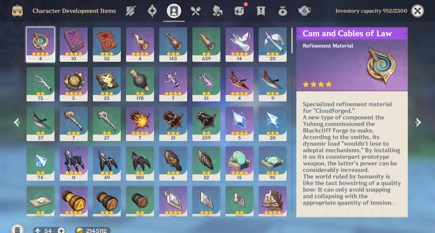 [AR 59] ⭐️ Flins + Neuvillette + Furina C1 + Kinich + Navia + Chasca + Yelan + Mualani + Nahida + Kazuha + Venti  — Cuenta Genshin Impact