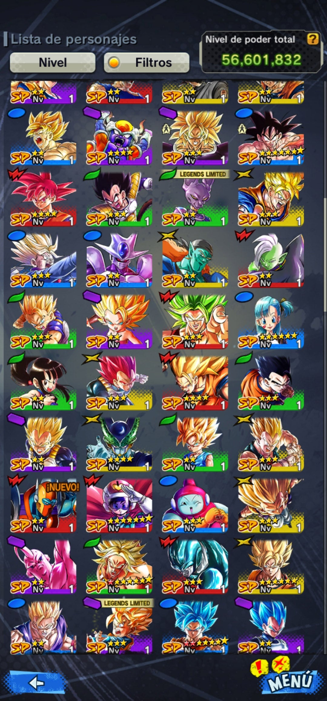 [Android] ⭐️ GOHAN BESTIA (UL)⭐️ + 💎94,373 Cronocristales💎