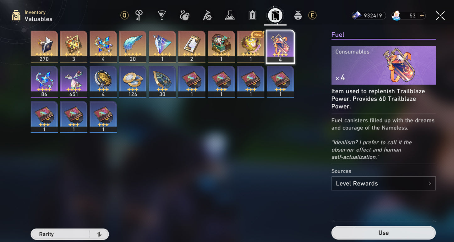 [Nivel 63] Tribbie + Anaxa + Cono + Castorice + Aventurine + Aglaea + Blade + Cono + Luocha + JingYuan + Dr Ratio + Archer + Bronya + Clara + Welt + Bailu + Conos Permanentes