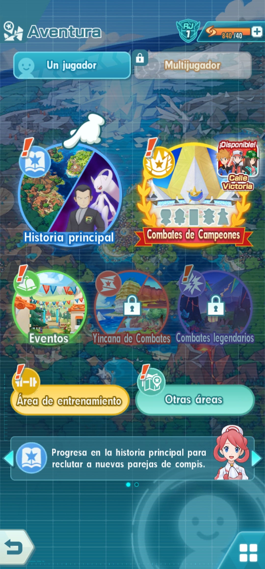 [Servidor Global Nivel 1] ✨ 4 Neocampeones + 71,600 Gemas✨