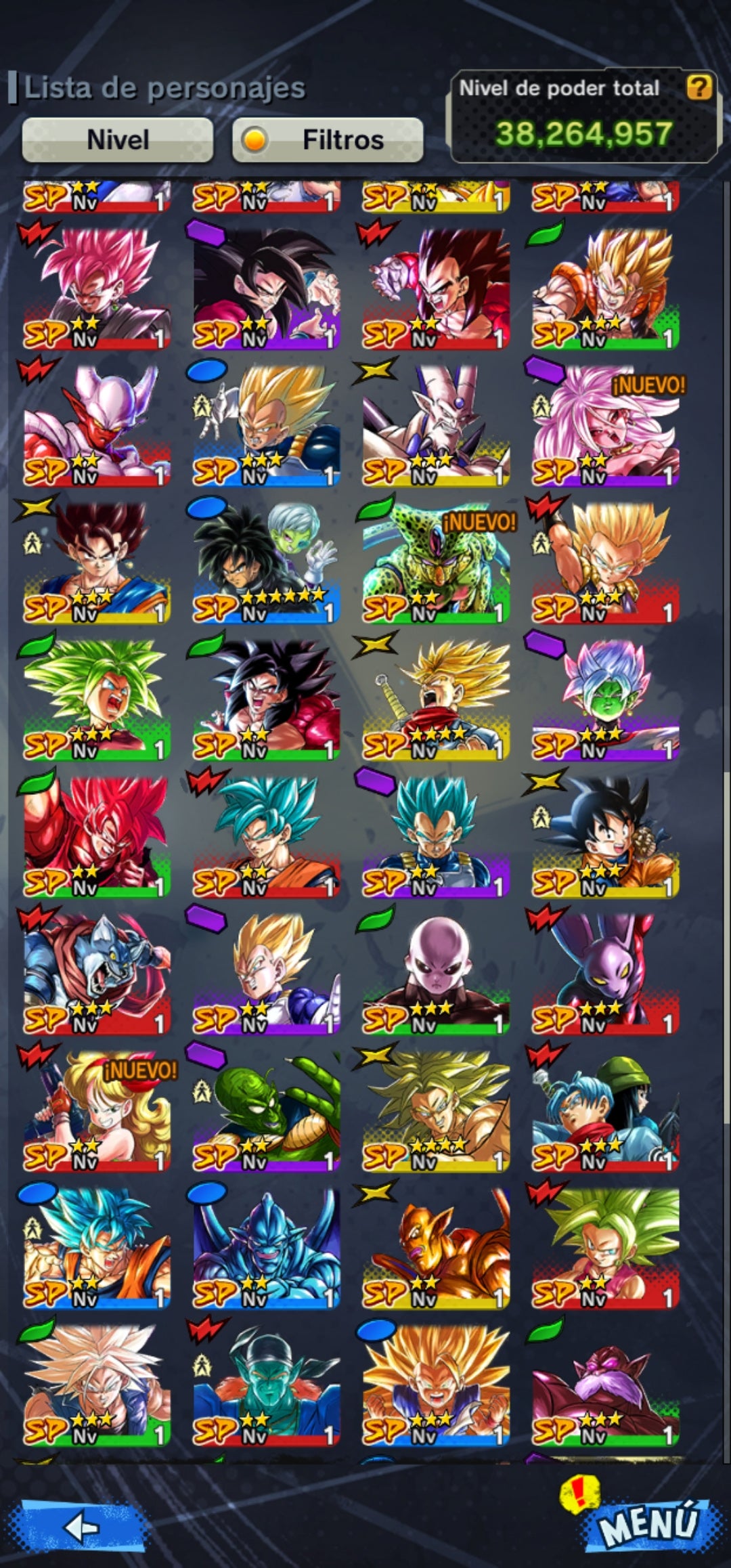 [Solo Android] ⭐️Cell Perfecto ULTRA⭐️ + 💎77,115 Cronocristales💎 + 5 LL