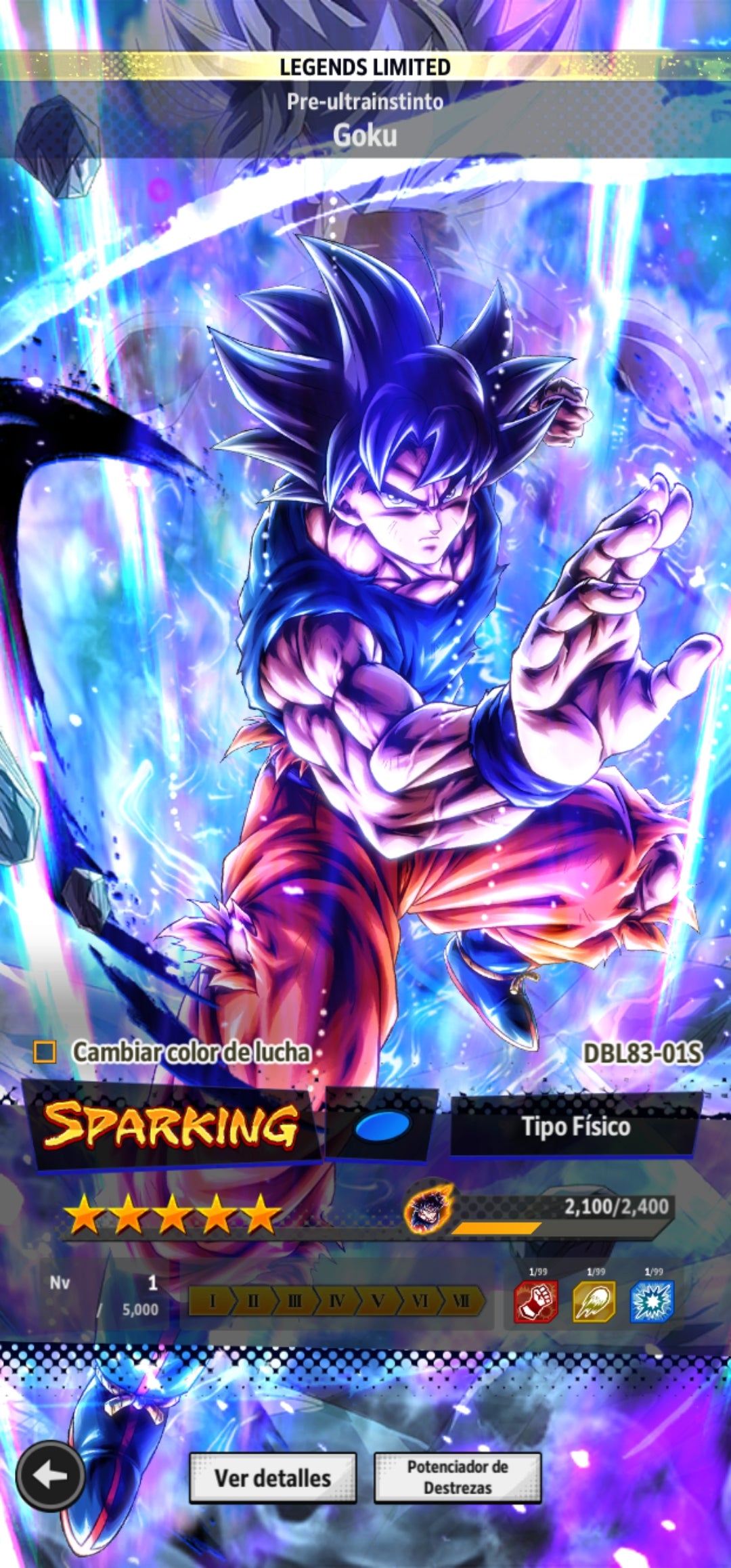 [Android] 20,678  Cronocristales 💎|  ⭐️ Pre-ultrainstinto Goku | ⭐️ 16 Legends Limited | Dragon Ball: Legends Cuenta Reroll
