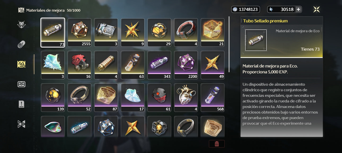 [Nivel 40] Cumpleaños Libre ✅ | 30518 Astritas 💎 |  ⭐ Phrolova + Arma + Shorekeeper | Wuthering Waves Cuenta Reroll