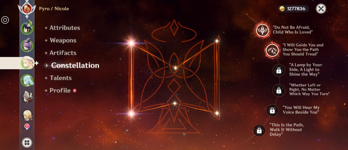 NA AR57| Nicole C2 + Durin C2 + Athame Artis x2 . Venti C2 + The Daybreak Chronicles , Sandrone + Vodyanitsa + Clorinde + Mizuki + Diluc + Keqing + Jean + Tighnari + Qiqi