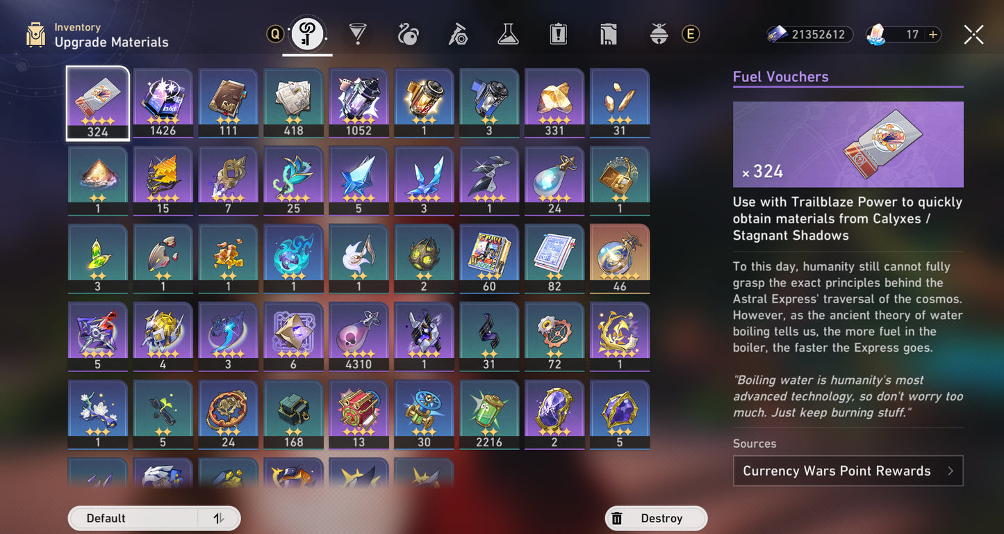 NA [Lvl 67] Mydei E4 + Cono , Yao Guang + Sparxie + Silver Wolf Lvl 999 + Archer + AshVeil + Ruan Mei + Robin + Sparkle + Blade + Dan Heng Permansor Terrae + Argenti + Bronya E1 + Himeko + Gepard