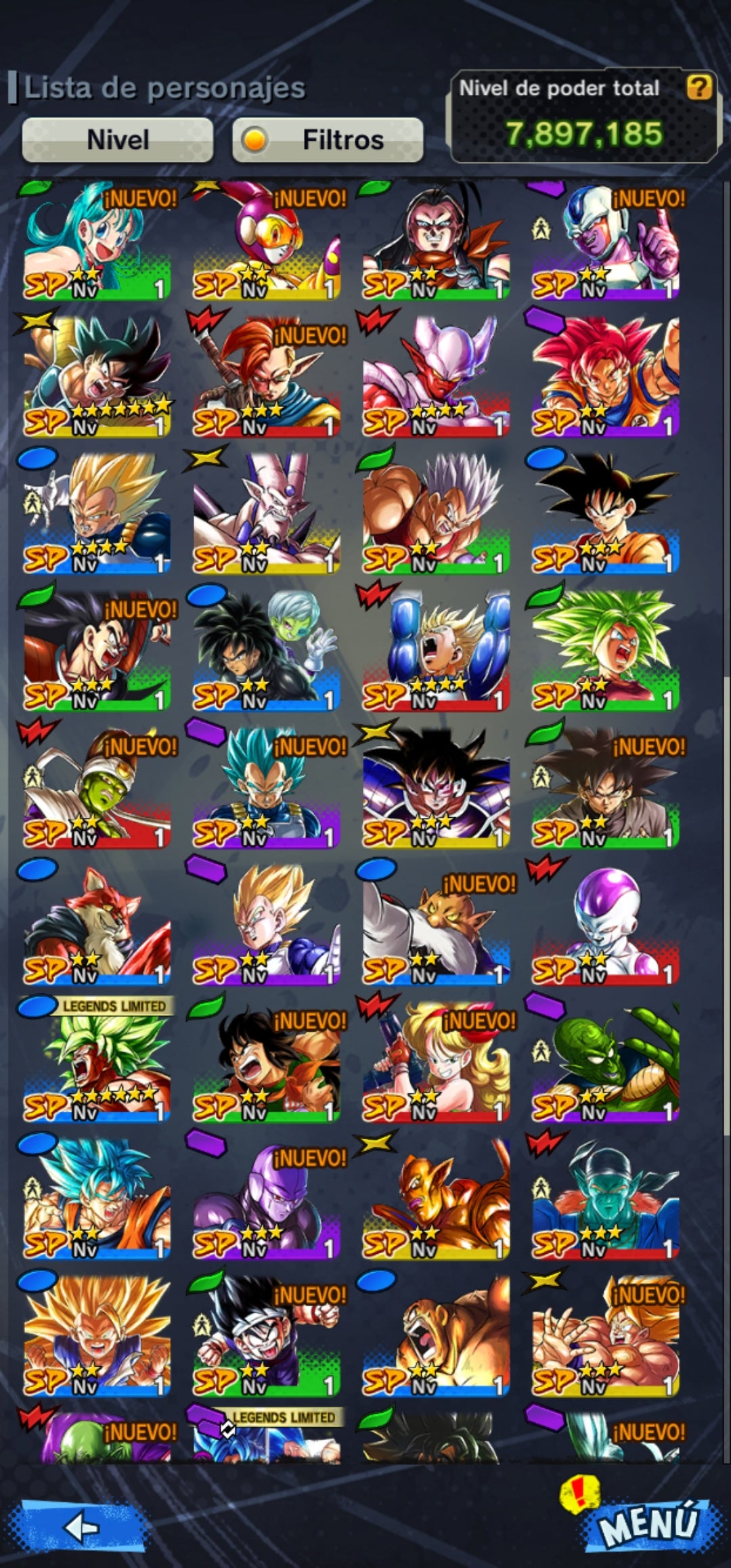 [Android iPhone] ⭐️ Super Saiyan GOD SS Gogeta + Golden Freezer + Turles 1 Estrella Roja + 7 LL