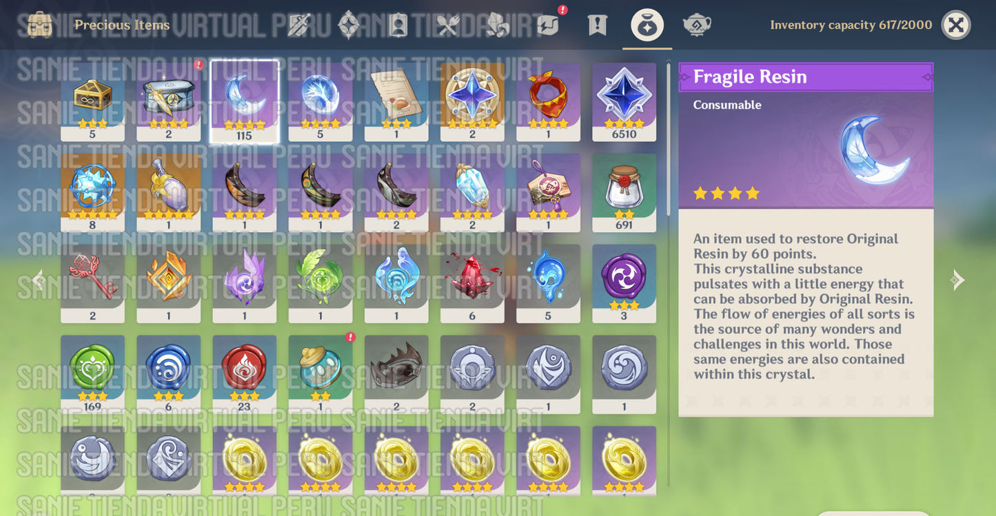 [AR 53] ⭐️CUMPLEAÑOS LIBRE ⭐️Chiori C6 + Arma + Mavuika