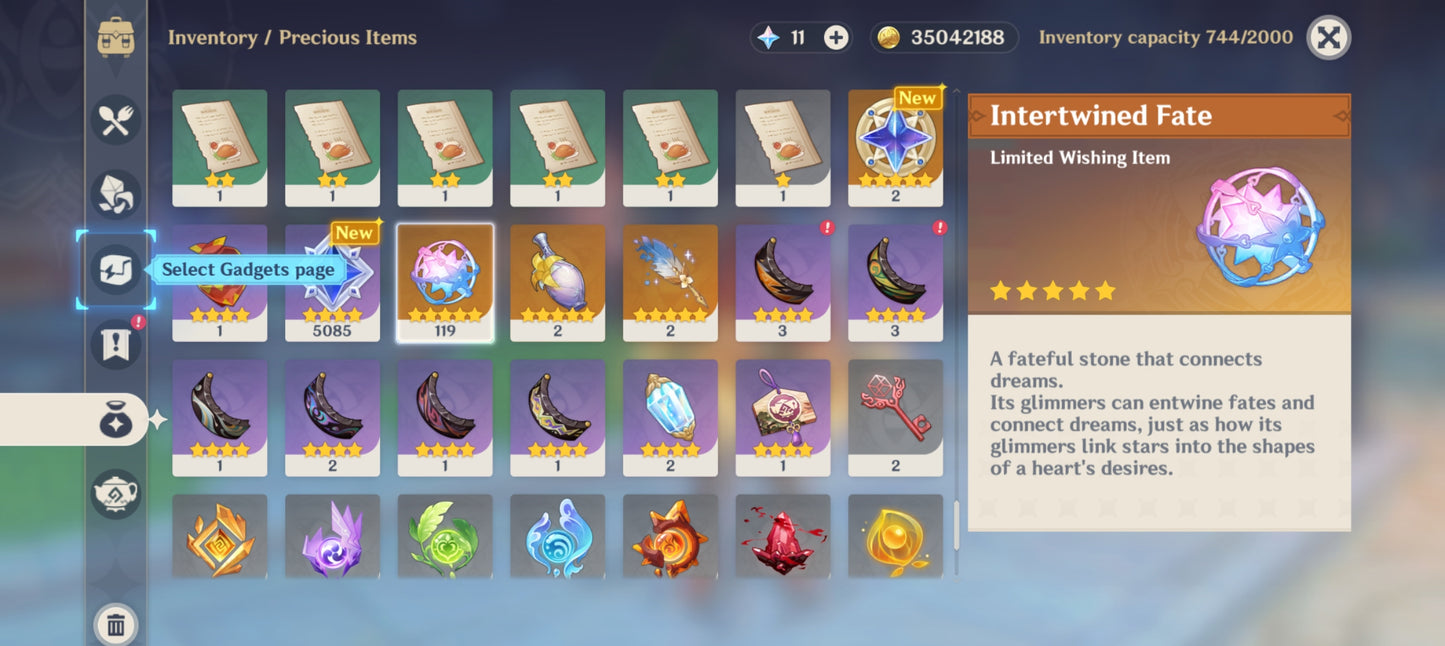 [AR 53] ⭐️[CUMPLEAÑOS LIBRE 🎂]Mavuika + Arma , Emilie + Arma, Tighnari , +119 Destinos Entrelazados
