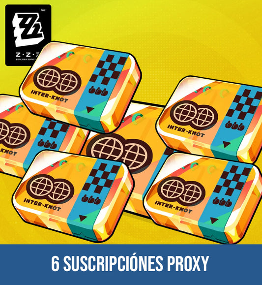 💎 6 Suscripciones Proxy (180 Días)