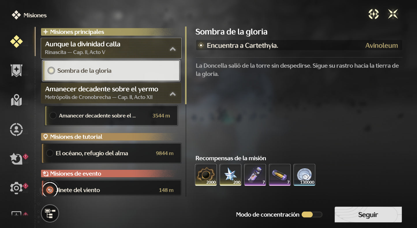 [Nivel 41] Qiuyuan + Arma , Mornye + Augusta + Calcharo | Wuthering Waves Cuenta Reroll