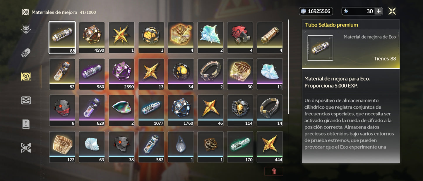[Nivel 40] Cumpleaños Libre ✅ | Iuno + Arma + Augusta + The Shoorekeeper + Cartethyia | Cuenta Reroll Wuthering Waves