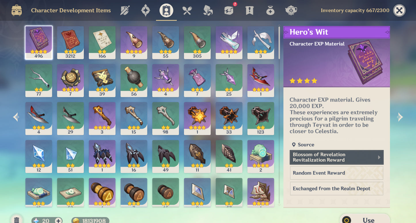 [AR 55] ⭐️ Mavuika + Arma + Chasca + Arma + Furina + Shenhe + Neuvillette + Kazuha + Citlali + Zhong Li + Emilie — Cuenta Genshin Impact