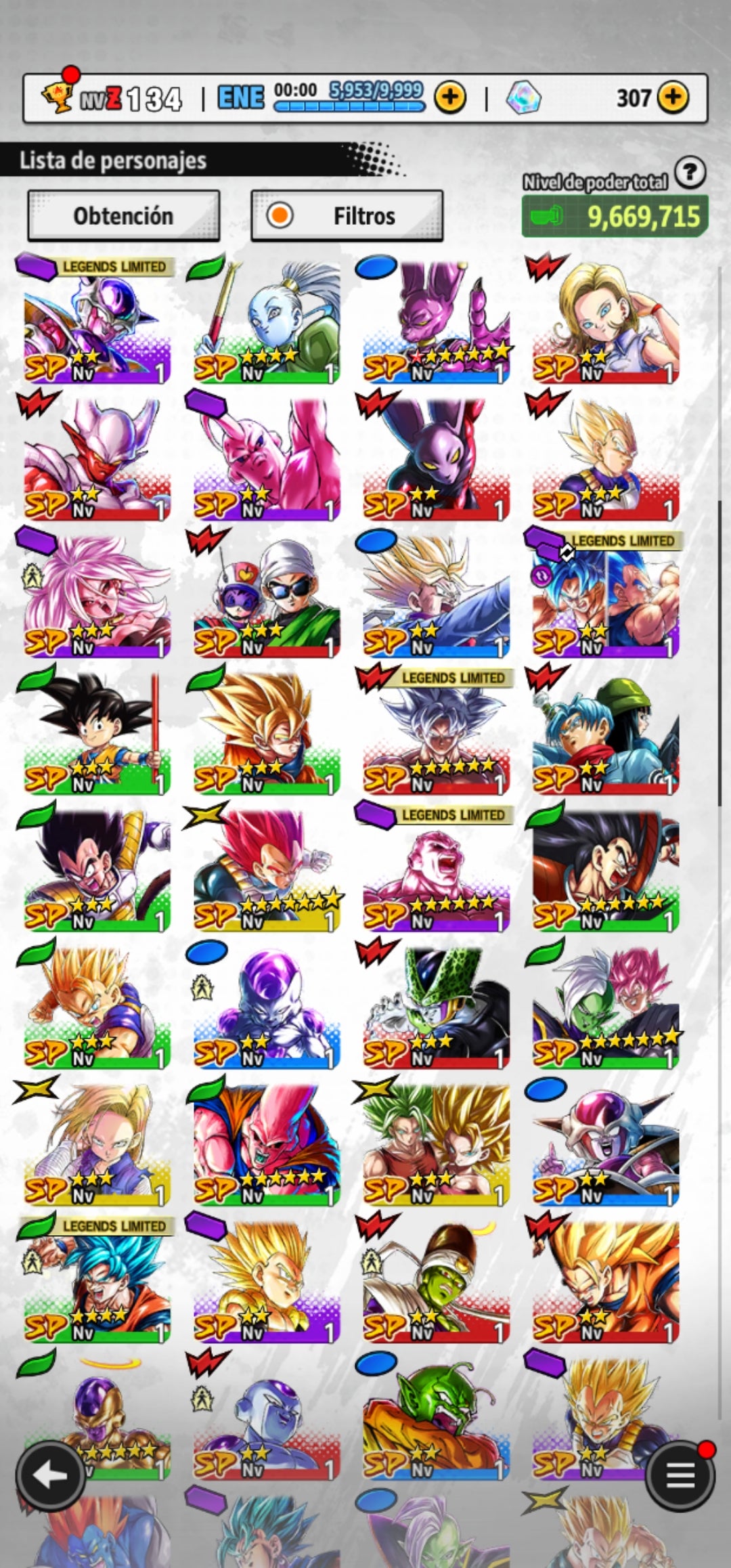 [Android & iPhone]  ⭐️ Majin Vegeta + Pre-Ultrainstinto Goku [ULTRA] | ⭐️ 8 Legends Limited | Dragon Ball: Legends Cuenta Reroll