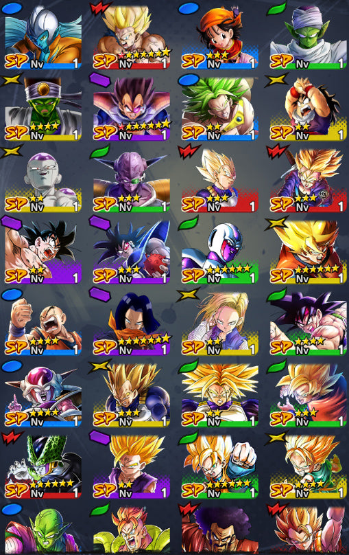 [Solo Android] ⭐️SS Rosé Goku Black + SS GOD SS Vegito + Cell Perfecto (UL) + Gohan (Chico, UL) + Gohan Bestia (UL)⭐️ + 💎31,478 Cronocristales💎+ 17 LL