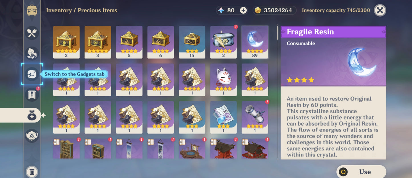 [Nivel 53] 235 Deseos 💎 |  Arlecchino + Arma #1 | Genshin Impact Cuenta Reroll