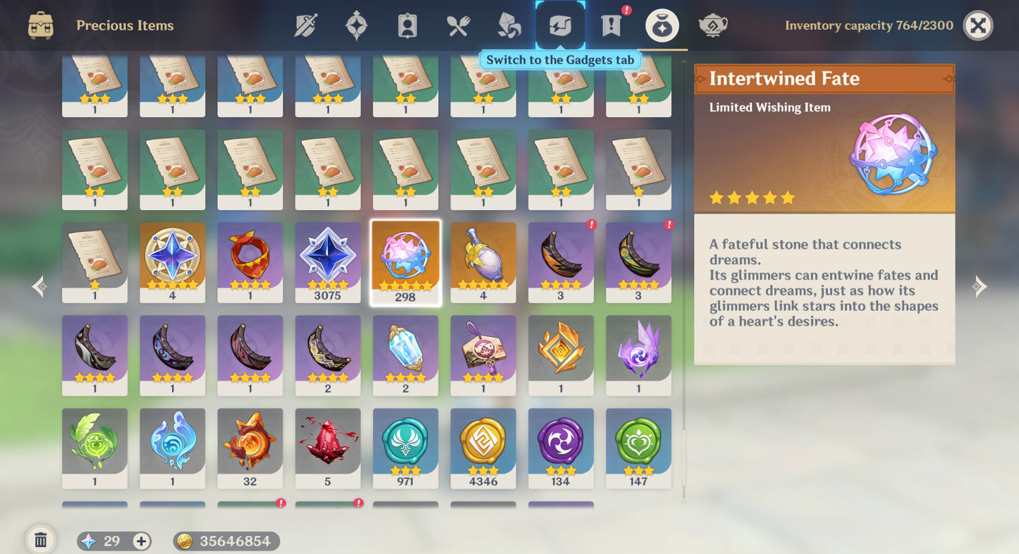 [Nivel 55] ⭐️298 Deseos + Mavuika + Arma ⭐️CUMPLEAÑOS LIBRE