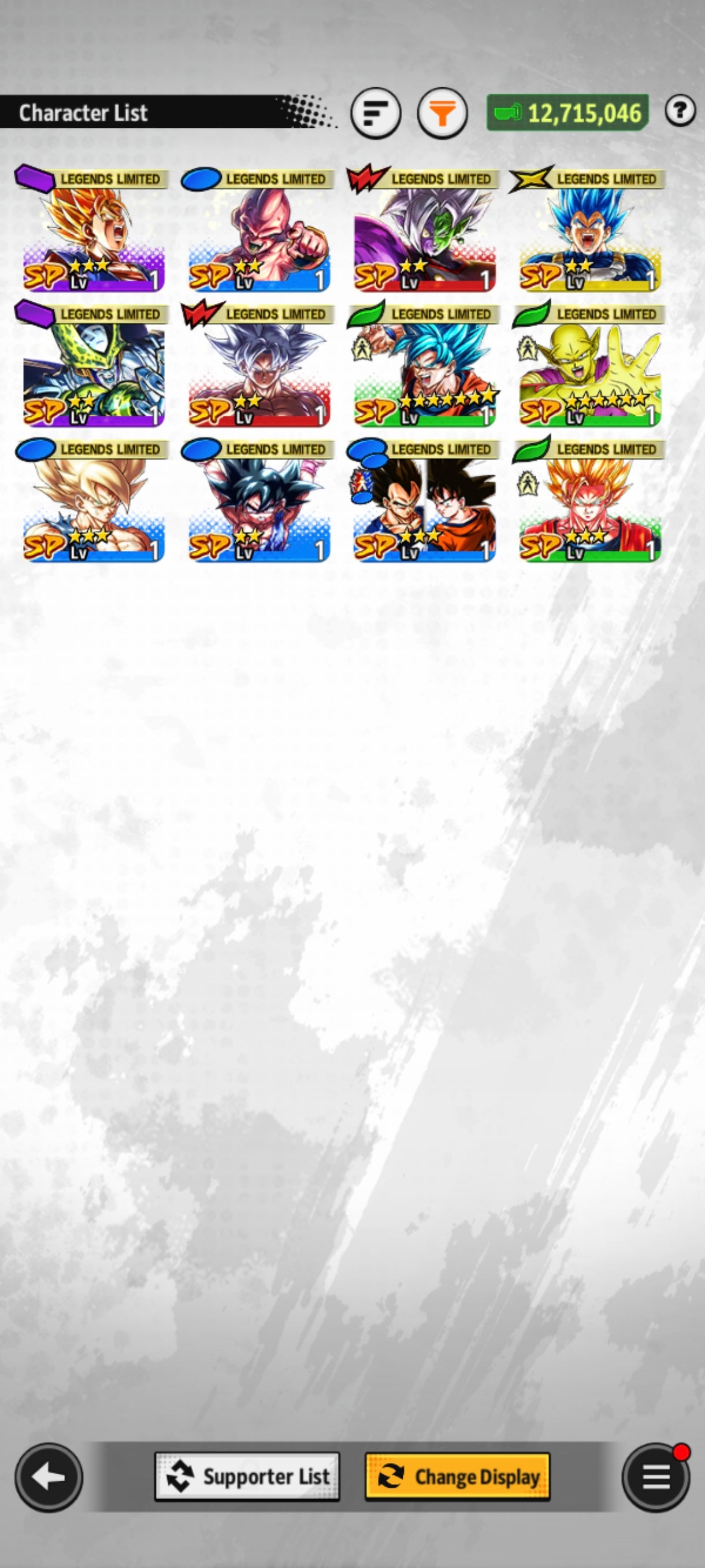 [ANDROID] 19K Cronocristales💎[LEGENDS] Super Vegito + 4 ULTRA : Ultimate Gohan Absorbed Buu: Super + Majin Vegeta + Ssj4 Vegeta + Fusion Zamasu