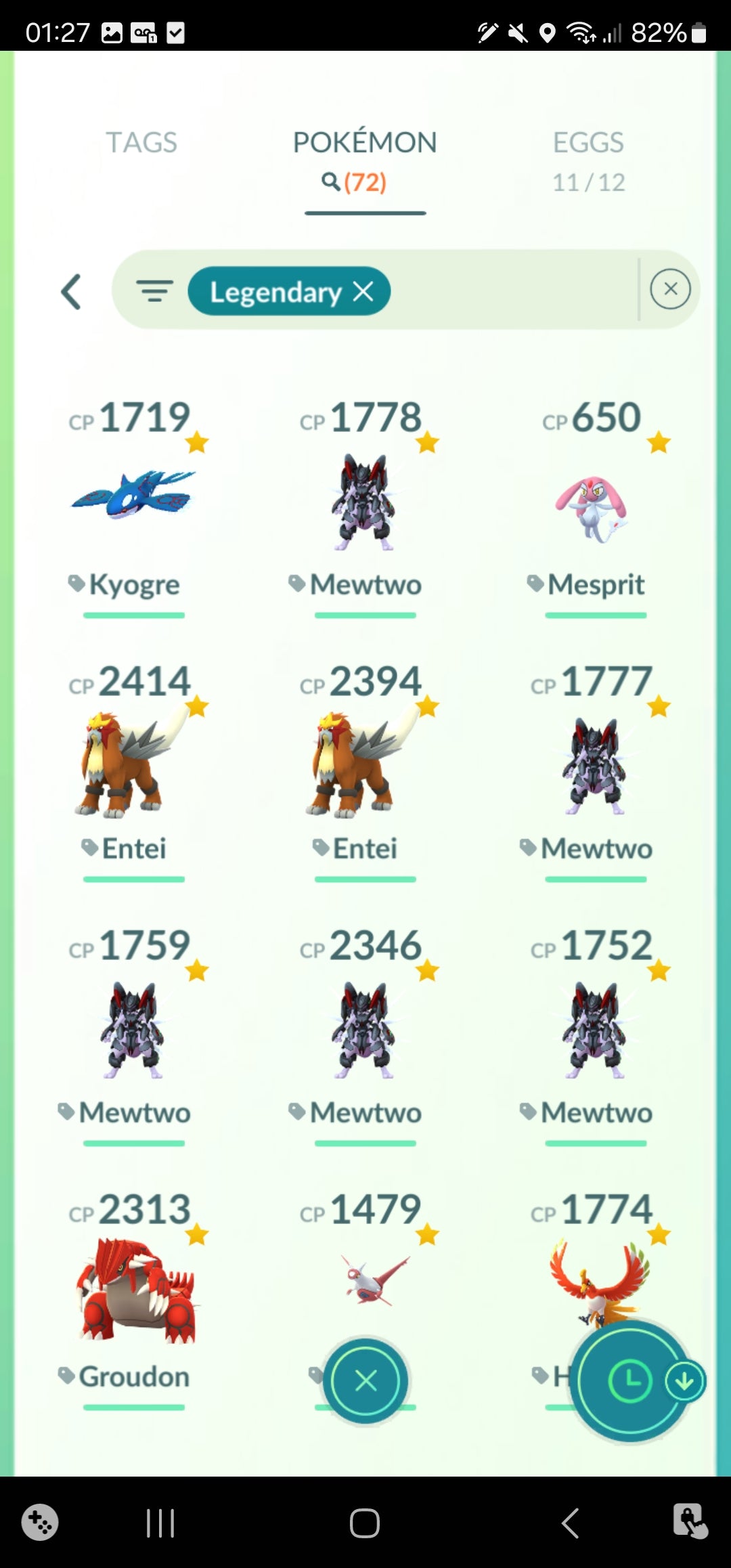 [Nivel 34] ✨ Legendarios: 72 ✨ Pokemon Shiny: 25