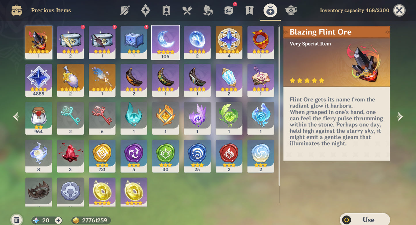 (REROLL + CUMPLEAÑOS LIBRE) Nivel 55 + Columbina C2+ ARMA , Zibai , mona, diluc, dehya