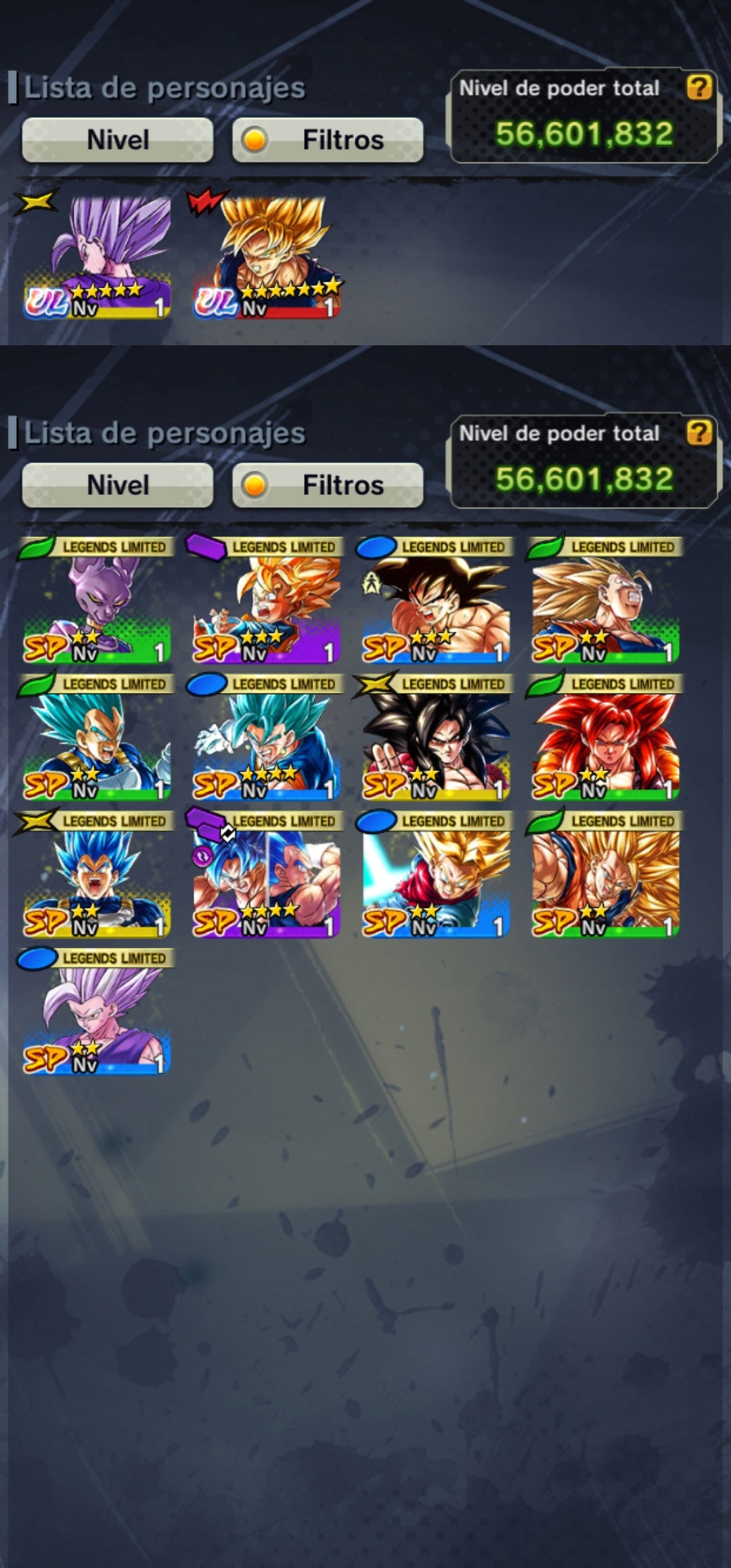 [Android] ⭐️ GOHAN BESTIA (UL)⭐️ + 💎94,373 Cronocristales💎