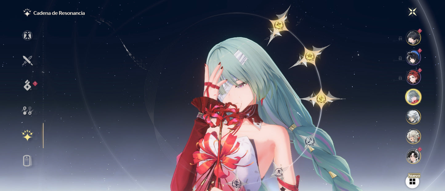 [Nivel 41] Cumpleaños Libre ✅ |⭐️Phrolova R3 + Arma| Cuenta Reroll Wuthering Waves
