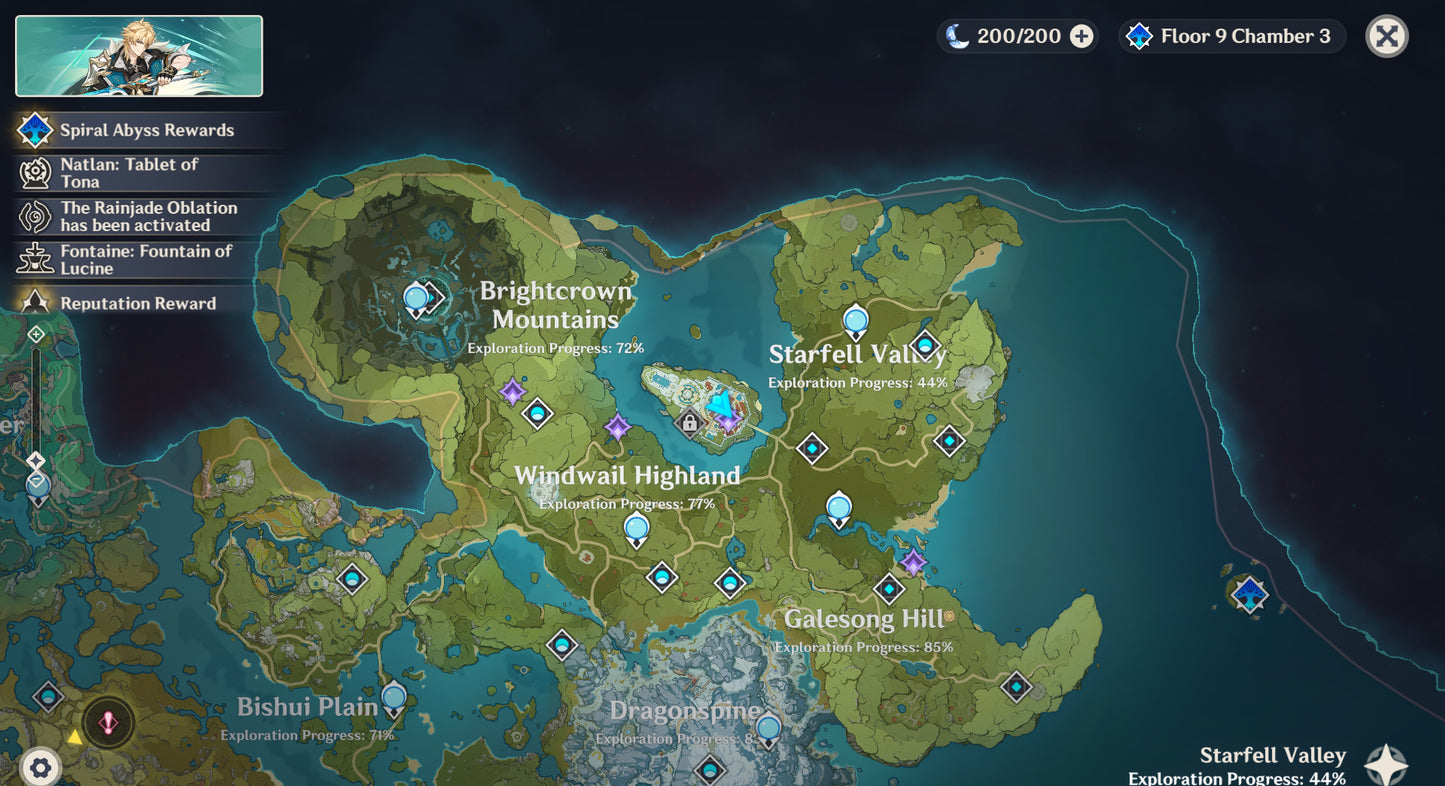 (REROLL + CUMPLEAÑOS LIBRE) Nivel 55 + Varka  + 305 Destinos Entrelazados ✨