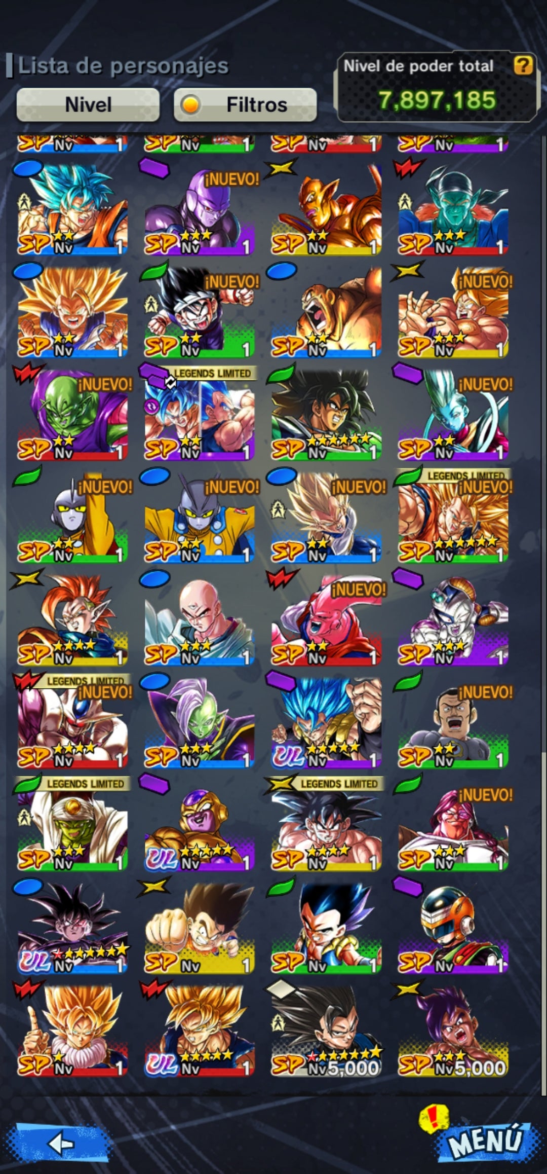 [Android iPhone] ⭐️ Super Saiyan GOD SS Gogeta + Golden Freezer + Turles 1 Estrella Roja + 7 LL