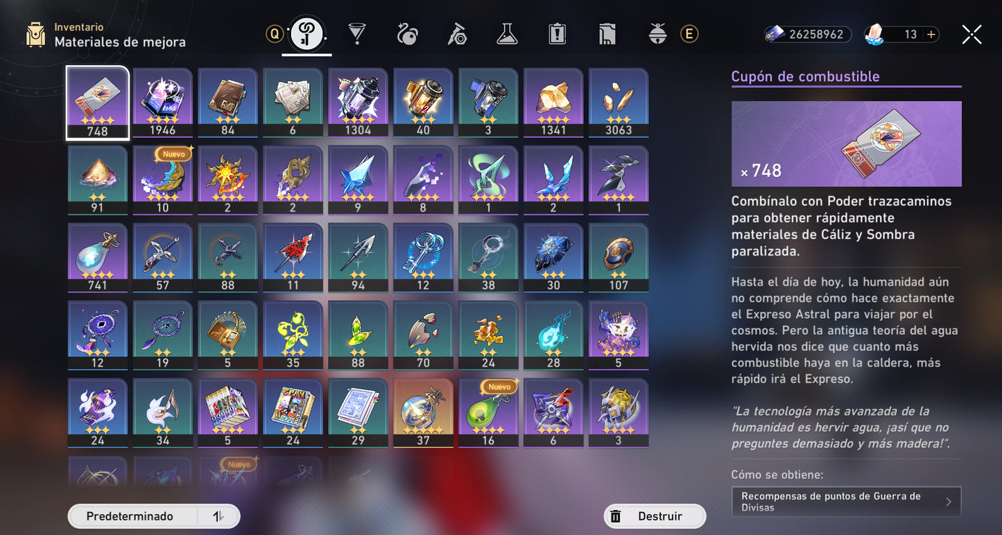NA[Lvl 66 + Cumpleaños Libre] Luciérnaga E1 + Cono , Yao Guang + Cono + Chispa + Cono , La Dalia + Cono , Sparkle + Ruan Mei + Archer + Huohuo + Fu Xuan E1 + Bronya